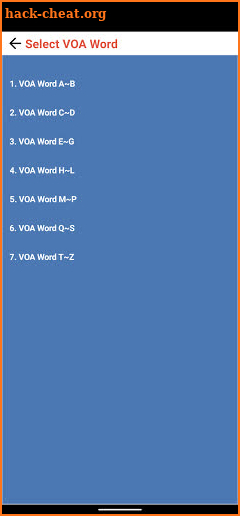 VOA Word 1500 with LeitnerSRS screenshot