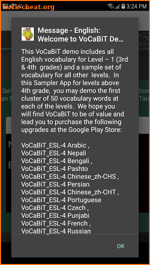 VoCaBiT_ESL Sampler - Free (34 Languages) screenshot