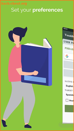 VocabMate: IELTS and TOEFL preparing tool screenshot