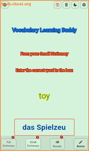 Vocabulary Learning Buddy screenshot