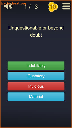 Vocabulary Quiz - Test your vocabulary knowledge screenshot
