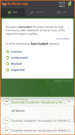 Vocabulary.com screenshot