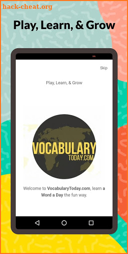 VocabularyToday.com - Word of the Day and Games screenshot