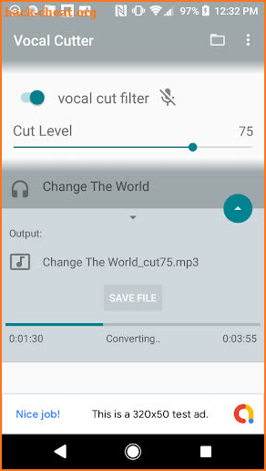Vocal Cutter (for vocal cancel) screenshot