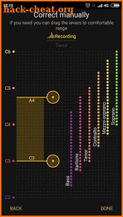 Vocal Range Vocaberry screenshot