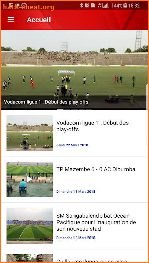 Vodacom Ligue 1 screenshot