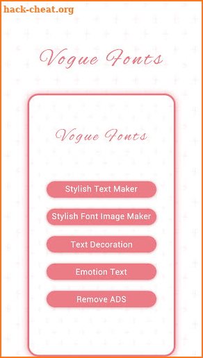 Vogue Fonts screenshot