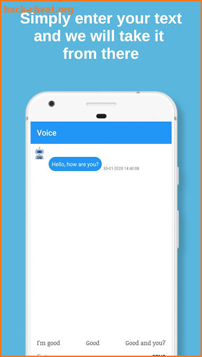 Voice screenshot