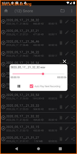 Voice Activated Recorder screenshot