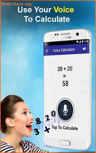 Voice & Talking Calculator screenshot