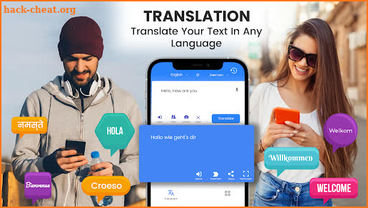 Voice & Text Translate App screenshot