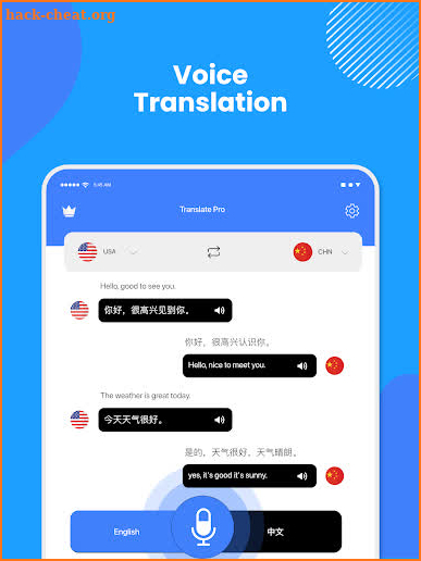 Voice Audio Speech Translator screenshot