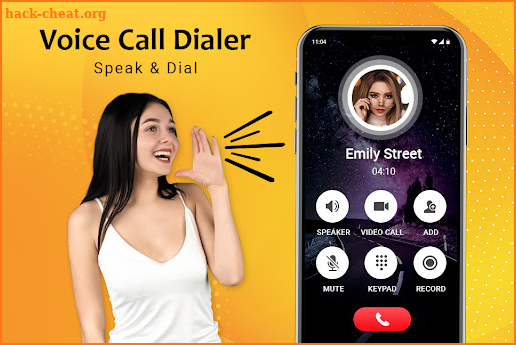 Voice Call Dialer-Speak tocall screenshot