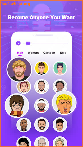 Voice Changer – celebrity voice screenshot