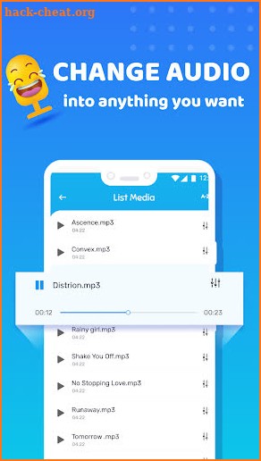 Voice Changer Pro: Change Voice with Sound Effects screenshot
