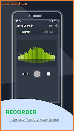 Voice changer: Recorder and Audio tune screenshot