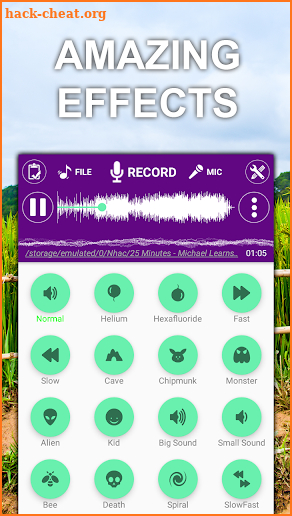 Voice Changer Sound Effects screenshot