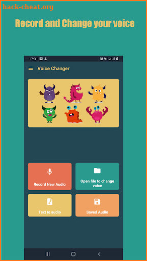 Voice changer - Voice editor screenshot