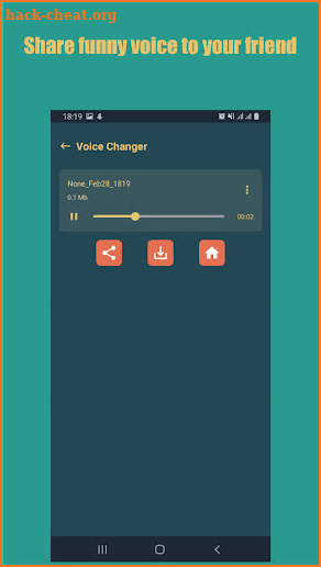 Voice changer - Voice editor screenshot