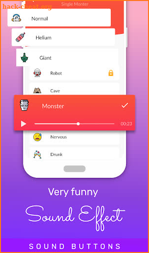 Voice changer: Voice editor - Funny sound effects screenshot