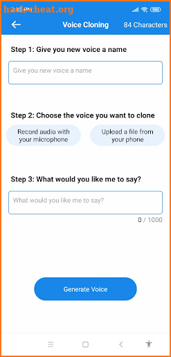 Voice Cloning-AI Voice Cloning screenshot