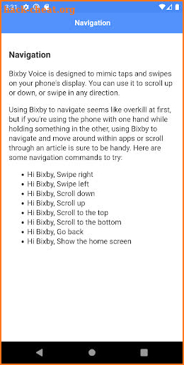Voice Commands for Bixby screenshot