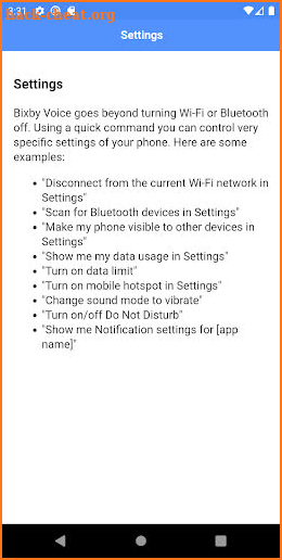 Voice Commands for Bixby screenshot