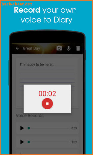 Voice Diary with Photos & Videos screenshot