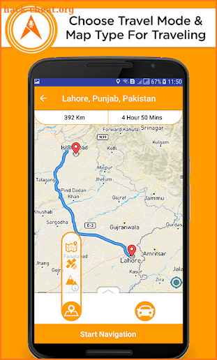 Voice Driving Directions: NearBy places, Maps, GPS screenshot