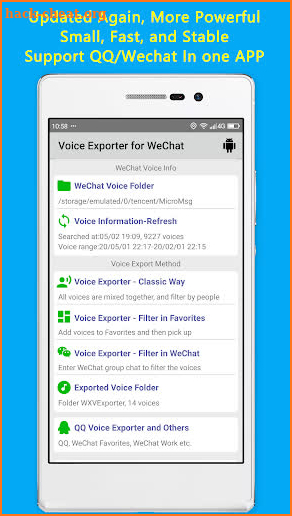 Voice Exporter for Wechat (Pro) screenshot