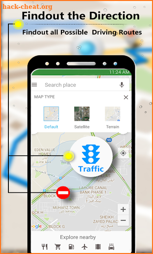 Voice GPS driving directions: Street view & maps screenshot