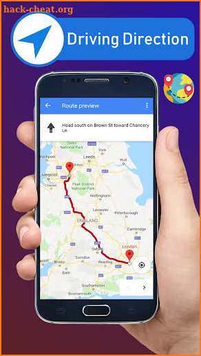 Voice GPS Driving Directions: Traffic status screenshot