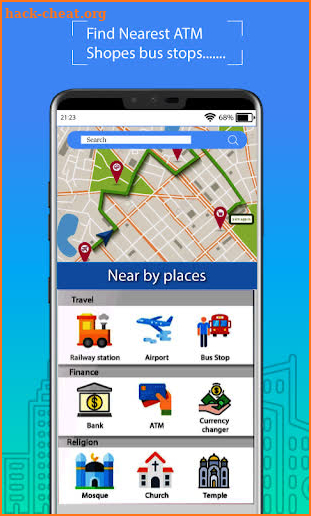 Voice GPS Driving Route : Gps Navigation & Maps screenshot