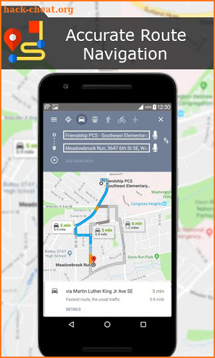 Voice GPS Navigation - Driving Directions GPS Maps screenshot