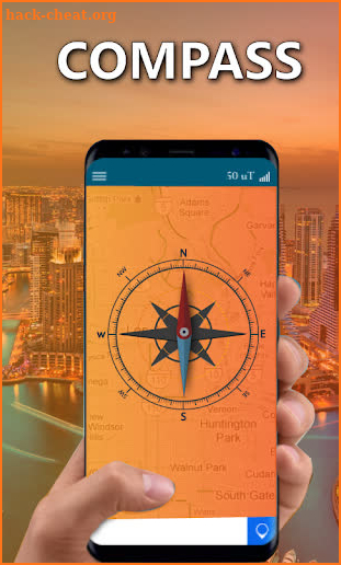 Voice GPS Navigation, Driving Directions,Compass screenshot