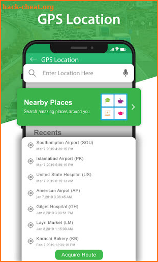 Voice GPS Navigation, GPS Driving Directions maps screenshot