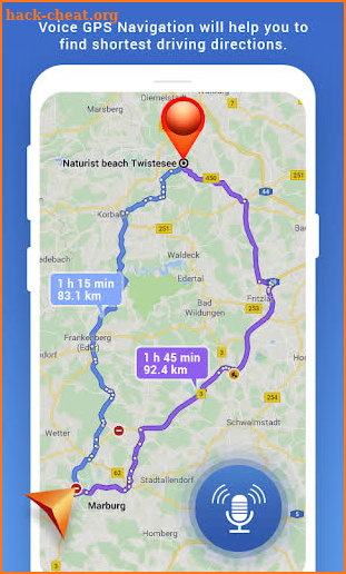 Voice GPS Navigation Map screenshot