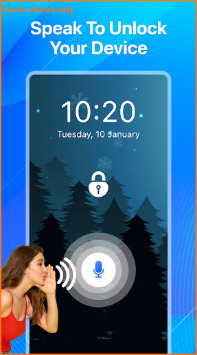 Voice Lock Screen: Pin Pattern screenshot