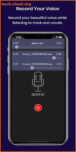 Voice Me - Vocal Studio screenshot