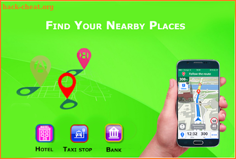 Voice Navigation Earth Map Live - GPS Tracker screenshot