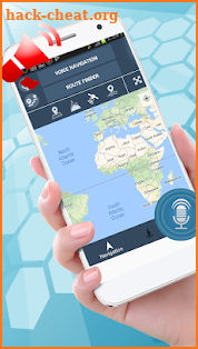 Voice Navigation Earth Map: Live Street Guide GPS screenshot