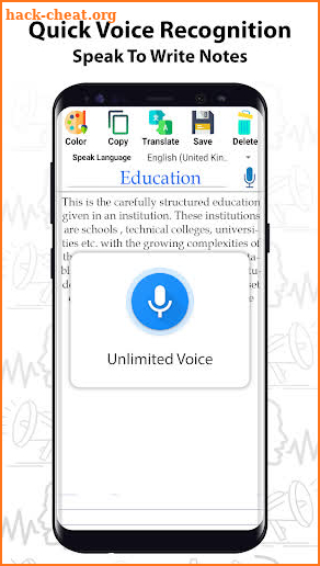 Voice Notepad - Speech to Text Notes screenshot