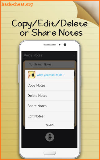 Voice notes - voice to text converter screenshot