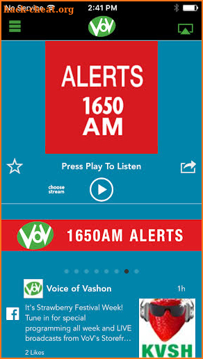 Voice of Vashon - KVSH 101.9FM screenshot