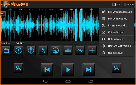 Voice PRO - HQ Audio Editor screenshot