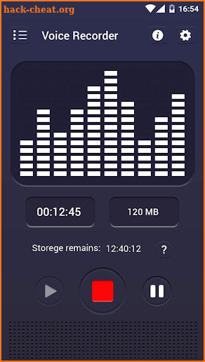 voice recorder screenshot