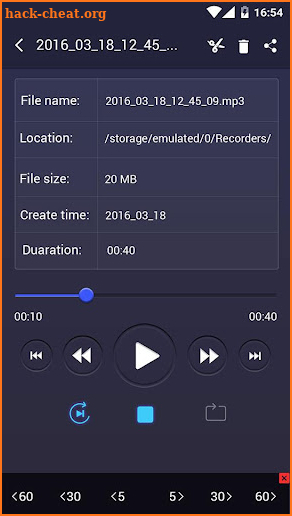 voice recorder screenshot