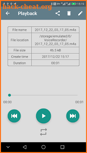 Voice Recorder 2018 screenshot