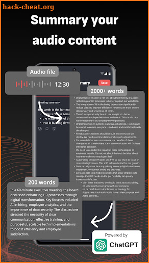 Voice Recorder & AI Summarize screenshot