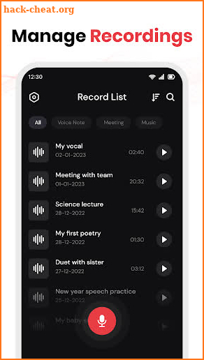 Voice Recorder & Voice Memos screenshot